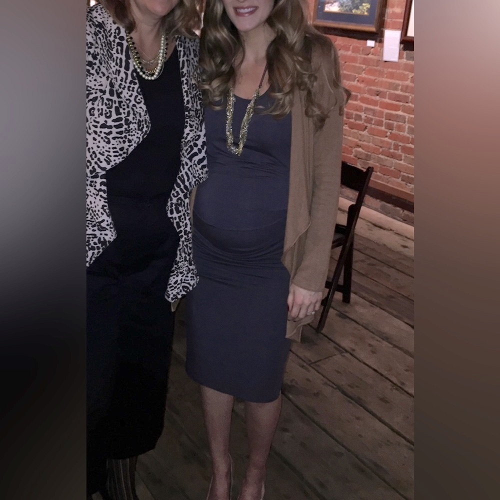 Ingrid & Isabel Rouched Maternity Tank Dress